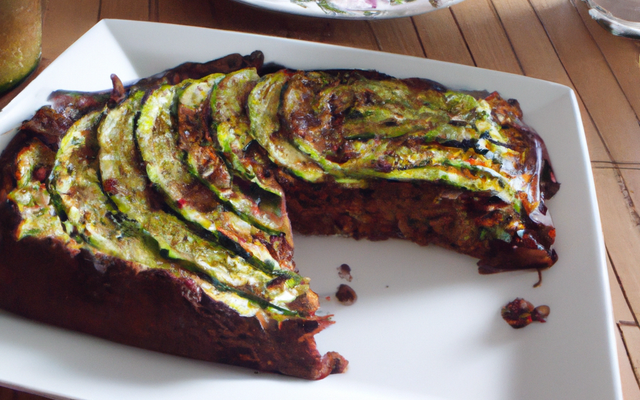 Gâteau original chocolat-courgette