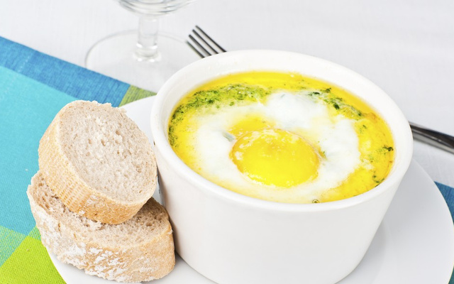 Œufs cocotte aux épinards