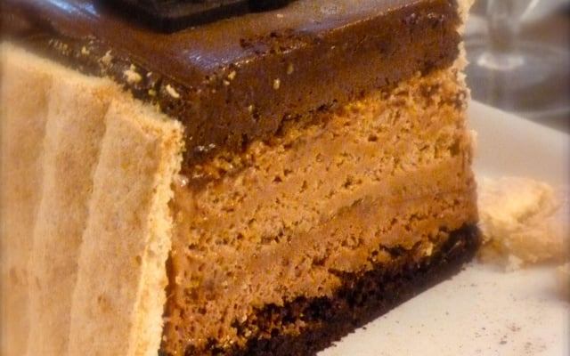 Bûche glacée aux 3 chocolats