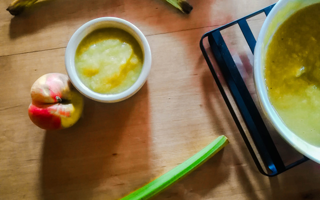 Compote pomme - rhubarbe