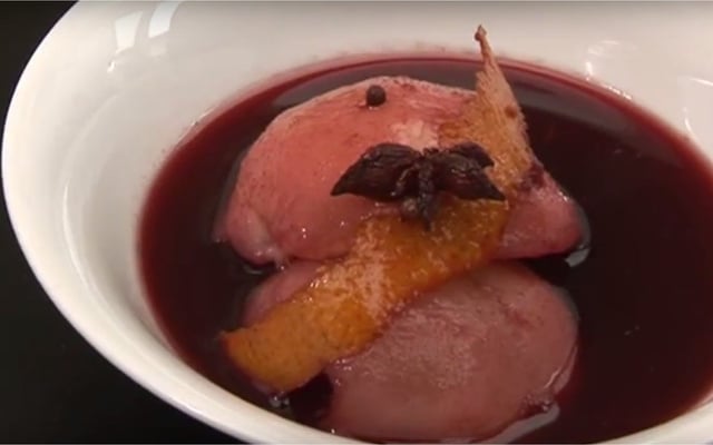 Poires au vin