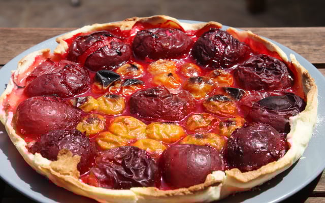 Tarte prunes / mirabelles