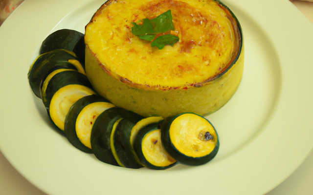 Flan de courgettes traditionnel
