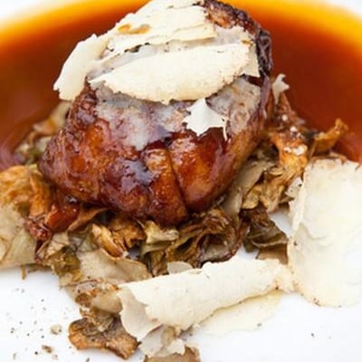 Cassolette de ris de veau aux champignons