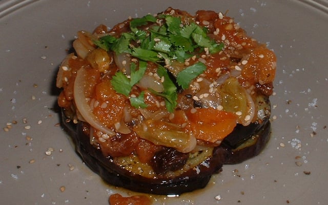 Aubergines au sésame