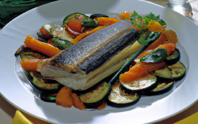 Filet de daurade et légumes