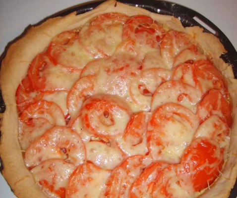 Tarte d'été à la tomate