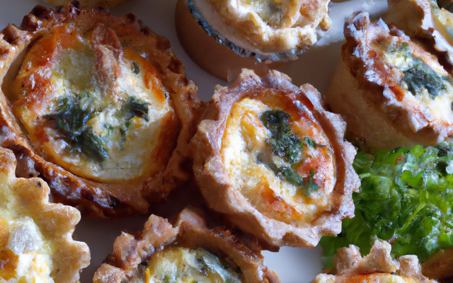 mini quiche au hareng ou autre poisson
