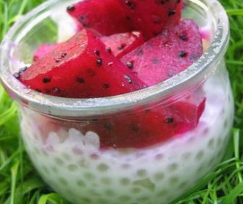 Perles du Japon coco au fruit du dragon