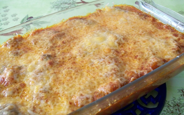 Gratin d'aubergines maison