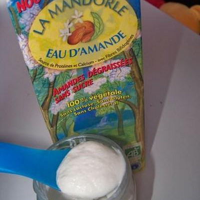 Yaourt au lait végétal d'amande bio !