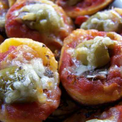 Mini pizzas aux légumes  du soleil