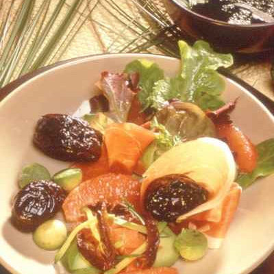 Salade fraîcheur aux pruneaux