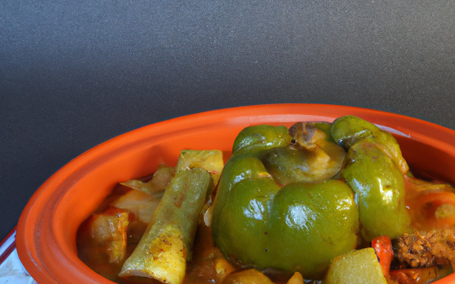 Tajine glacé aux 3 poivrons et épices douces