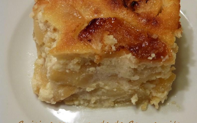 Gratin de pommes aux amandes facile