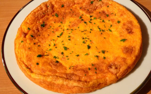 Soufflet de carottes au reblochon