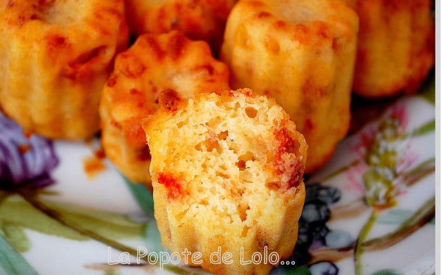 Cannelés au comté et chorizo