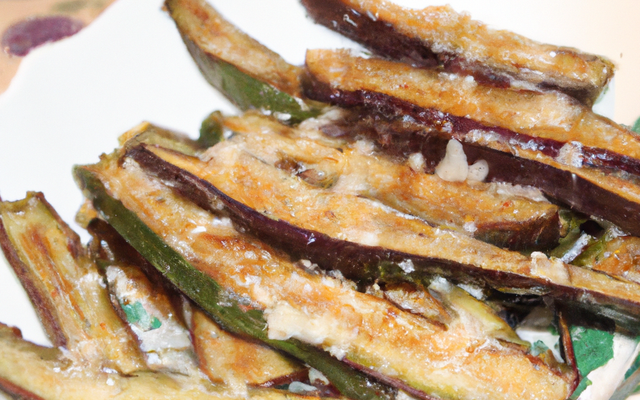Frites d'aubergines
