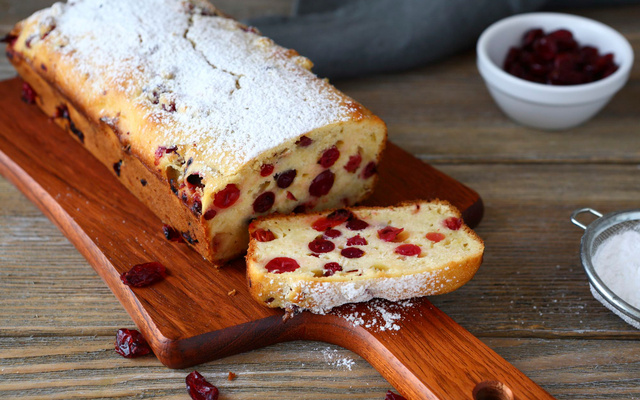 Cake aux cranberries