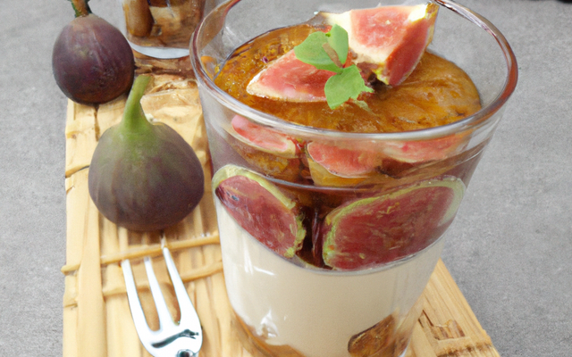 Verrine gourmande aux figues