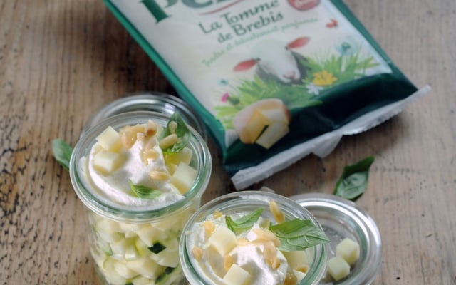Petits bocaux à la Tomme de Brebis