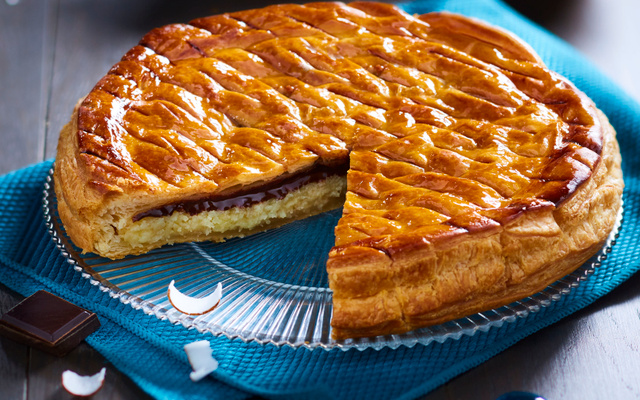 Galette chocolat noix de coco