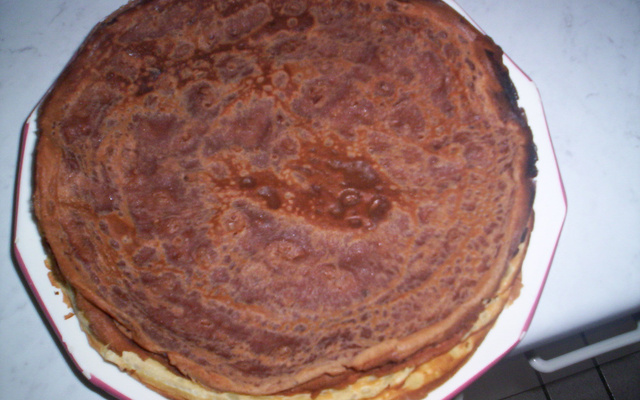 Crêpes sucrées au au chocolat