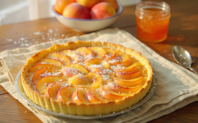 Tarte aux prunes traditionnelle