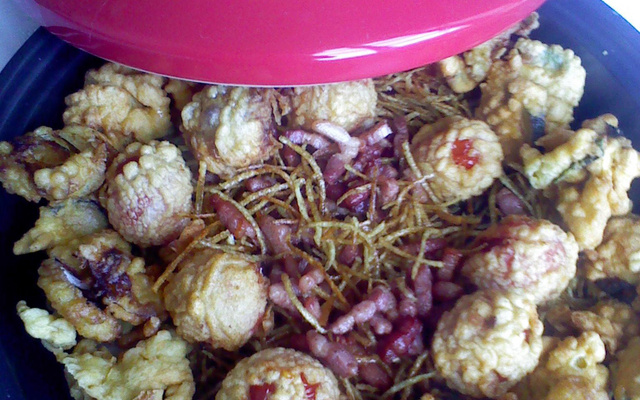 Assiette gourmande de beignets