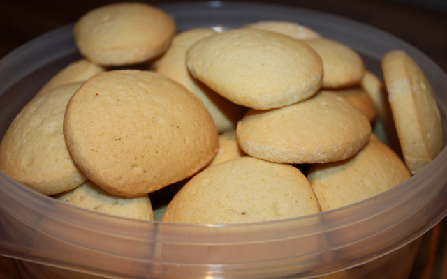 Petits sablés à la fleur d'oranger