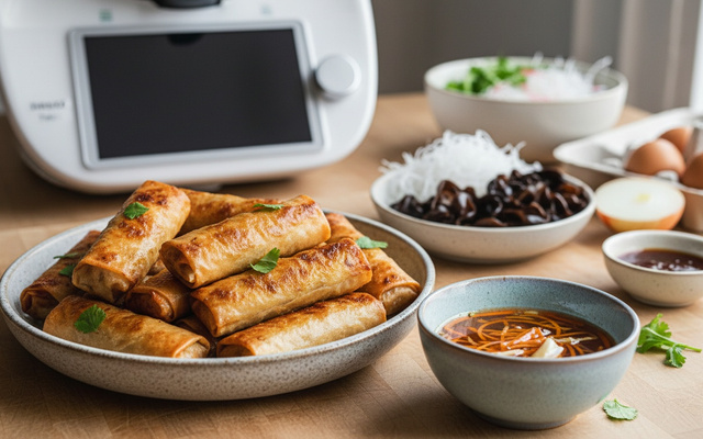 Nems de poulet au thermomix