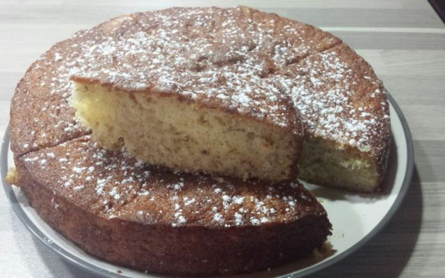 Délicieux gâteau à la banane