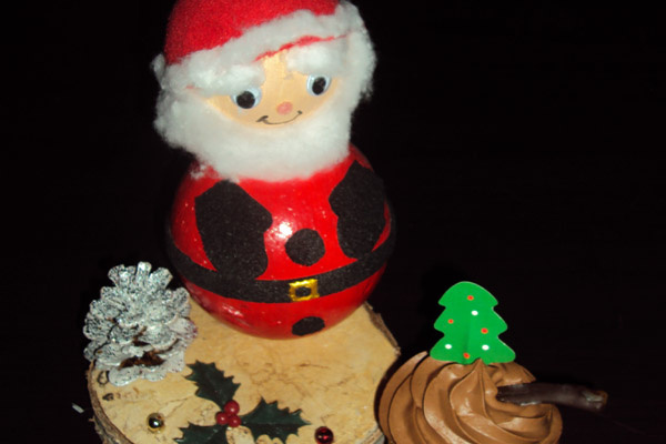 Cupcake saveur de Noël