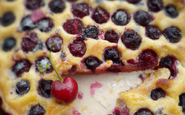 Clafoutis aux cerises aigres