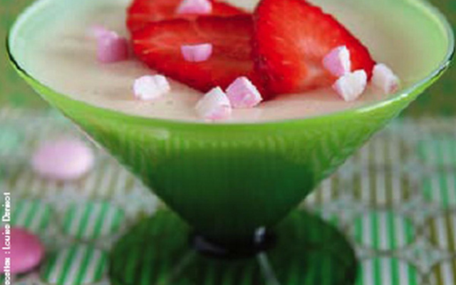 Mousse de Mentos à la fraise