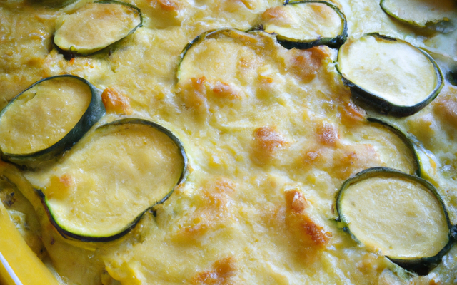 Gratin à base de courgette