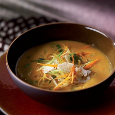 Soupe aux légumes croquants