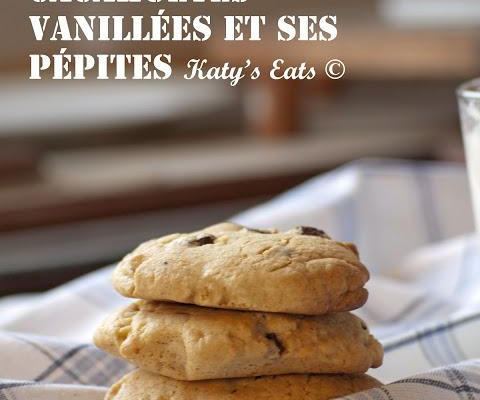 Cookies au beurre de cacahuètes vanillées et ses pépites