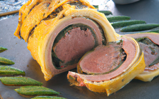 Filet d'agneau de pré-salé en croûte d'algues