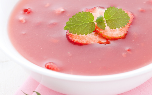 Velouté de fraises