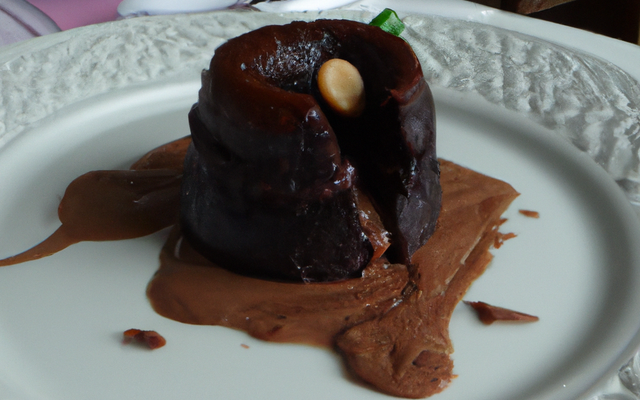 Fondant au chocolat à la crème de marrons