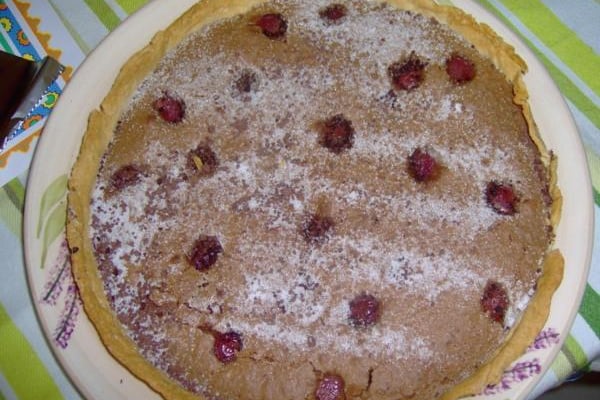 Tarte chocolat cerises