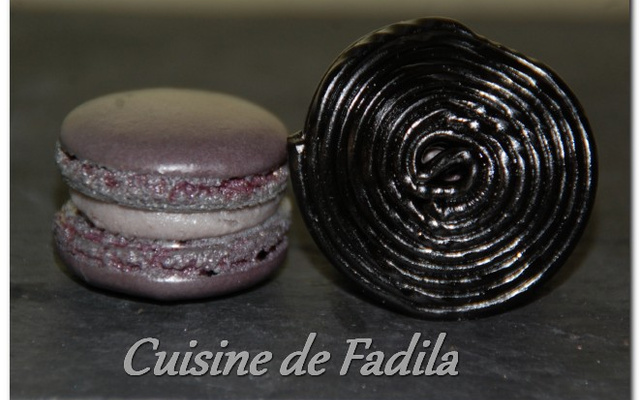 Macarons à la réglisse