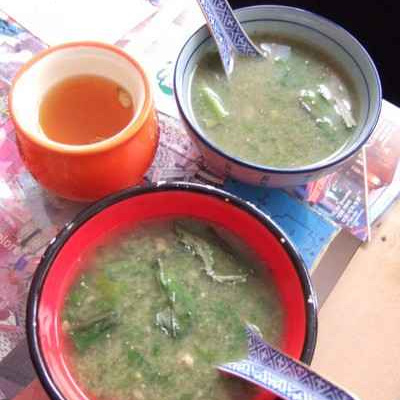 Crème de fanes au citron kéfir