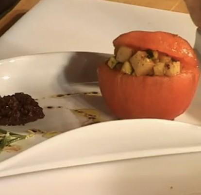 Tomates surprises, à l'Etorki Grand Affinage