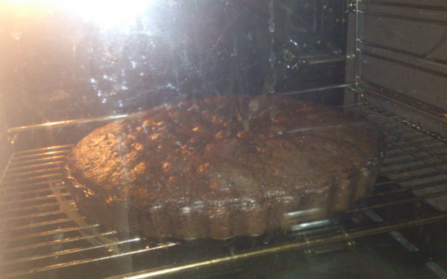 Gâteau chocolat et pommes de terre