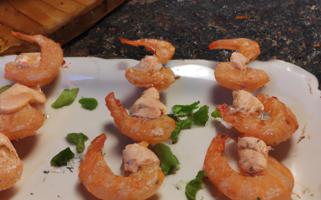 Brochettes de crevettes au barbecue