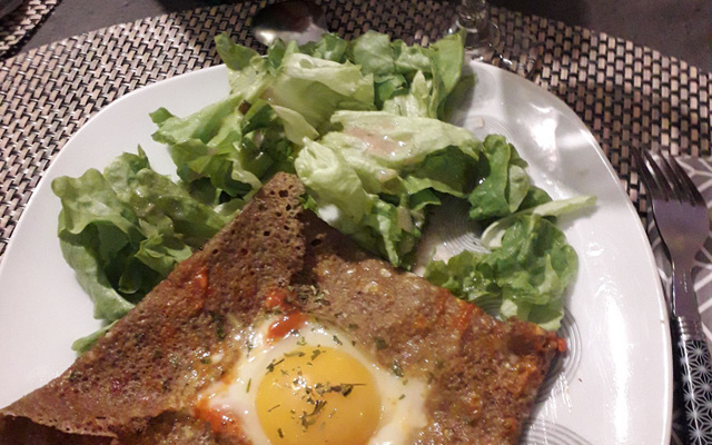 Galettes complètes au jambon