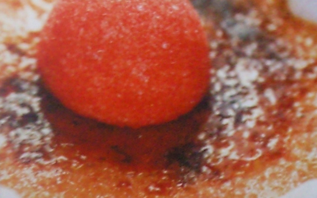 Crème brûlée aux fraises Tagada maison