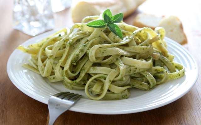 Tagliatelles à la crème à l'ail des ours
